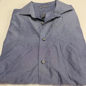 Calvin Klein Mens Button Down Slim Fit Dress Shirt